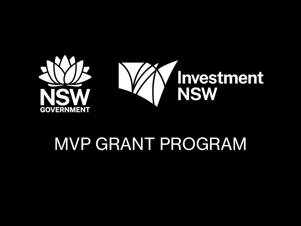 Investment NSW MVP Ventures commercialisation grant